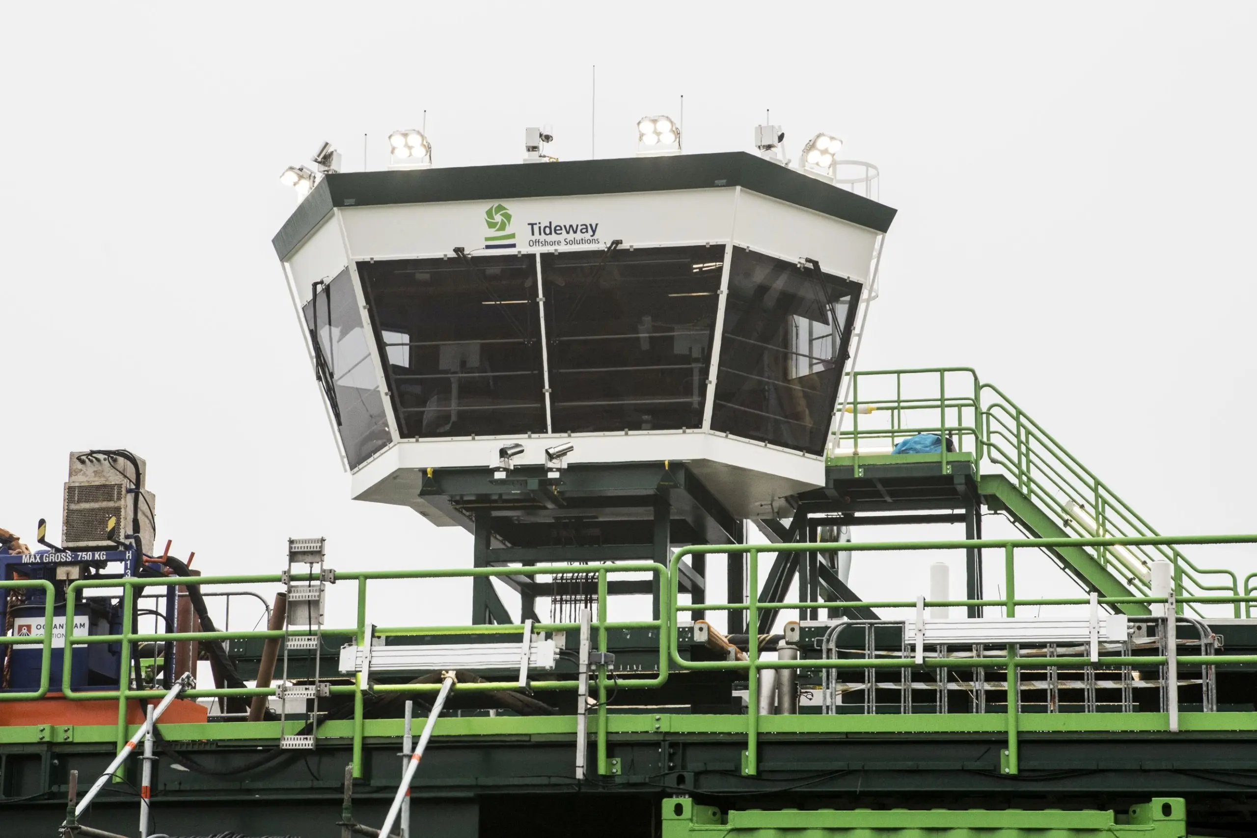 Offshore cabine met ruime zichtlijnen