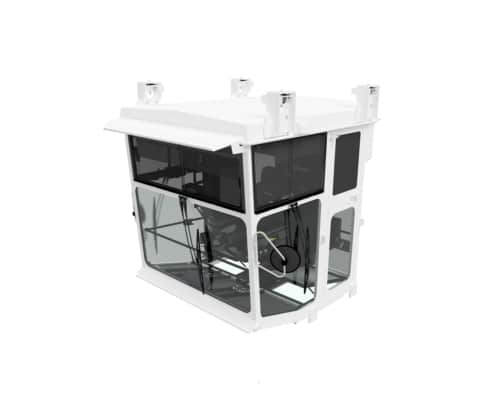 Rubber Tiered Gantry (RTG) crane cabin