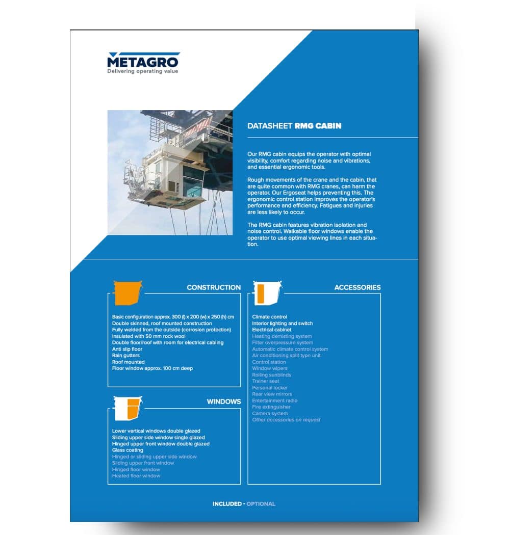 RMG Cabin Datasheet
