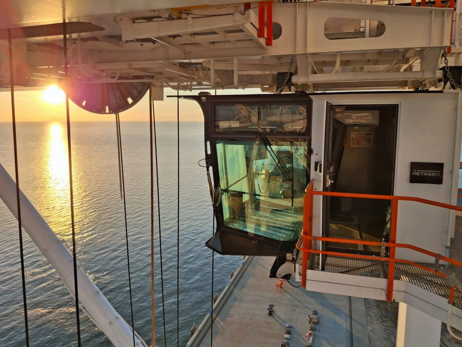 Offshore cabine in productie